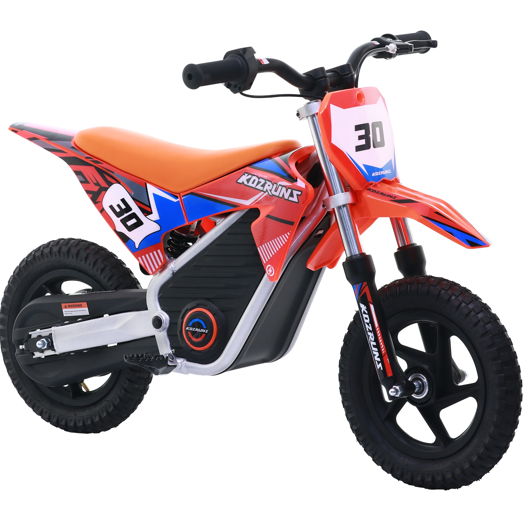 MX-E250 12 Inch For 3-6 Year Old Children Off-road Racing, 25km/h 250W Mid-mounted Brushed Motor Range 18km Rear Mechanical Disc Brakes_voghion.com